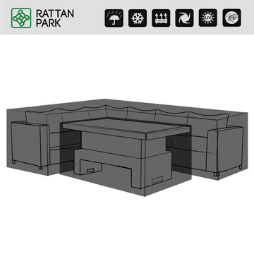 Protective cover- ROC-04L- Rose Modular corner Left Hand facing set